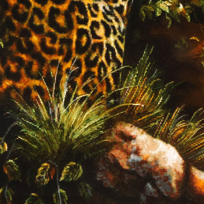 ペルシャ絨毯　タブリーズ産　絵画絨毯　85×66cm（FP-70260）
