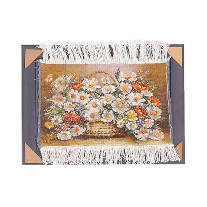 ペルシャ絨毯　タブリーズ産　絵画絨毯　78×58cm（FP-70261）