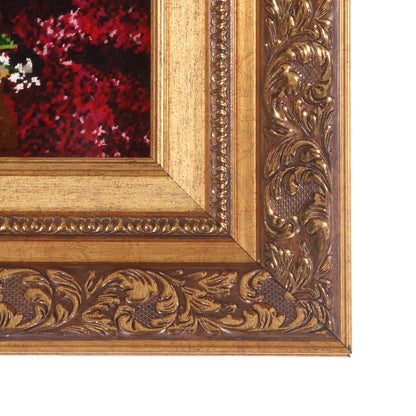 ペルシャ絨毯　タブリーズ産　絵画絨毯　70×53cm（FP-70262）