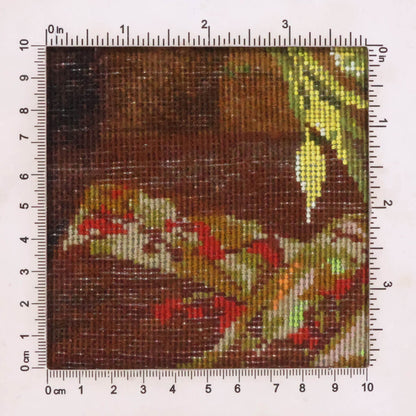 ペルシャ絨毯　タブリーズ産　絵画絨毯　91×68cm（FP-70264）