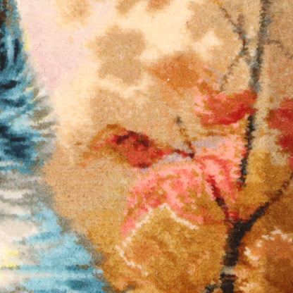 ペルシャ絨毯　タブリーズ産　絵画絨毯　80×59cm（FP-70266）
