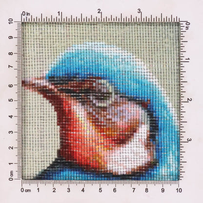ペルシャ絨毯　タブリーズ産　絵画絨毯　90×71cm（FP-70269）