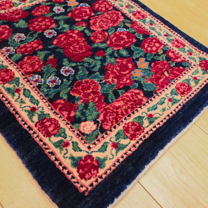 高級ペルシャ絨毯ビジャー 52×45cm（FS-12602）