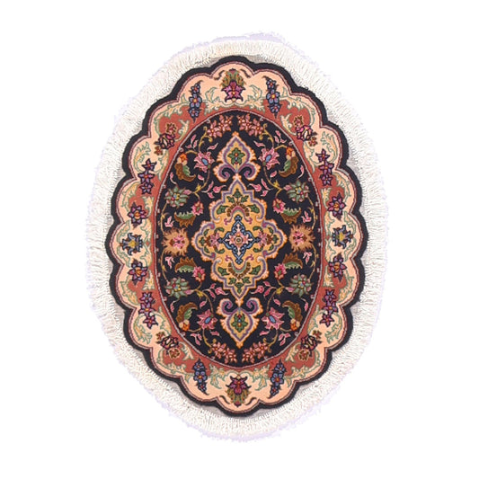 ペルシャ絨毯（イラン産）タブリーズ　67×48cm（FS-70009）