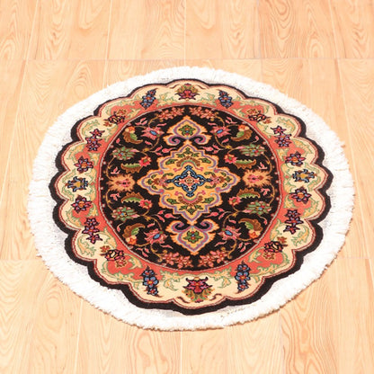 ペルシャ絨毯（イラン産）タブリーズ　67×48cm（FS-70009）