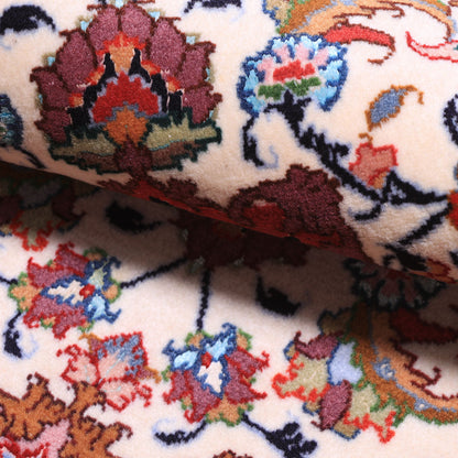 ペルシャ絨毯（イラン産）タブリーズ　92×62cm（FS-70011）