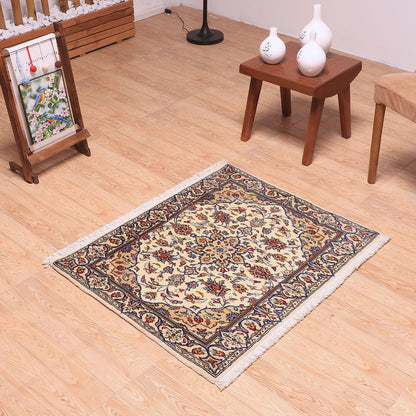ペルシャ絨毯（イラン産）カーシャーン　93×77cm（FS-70017）