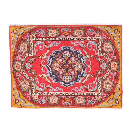 ペルシャ絨毯（イラン産）カーシャーン　94×70cm（FS-70018）
