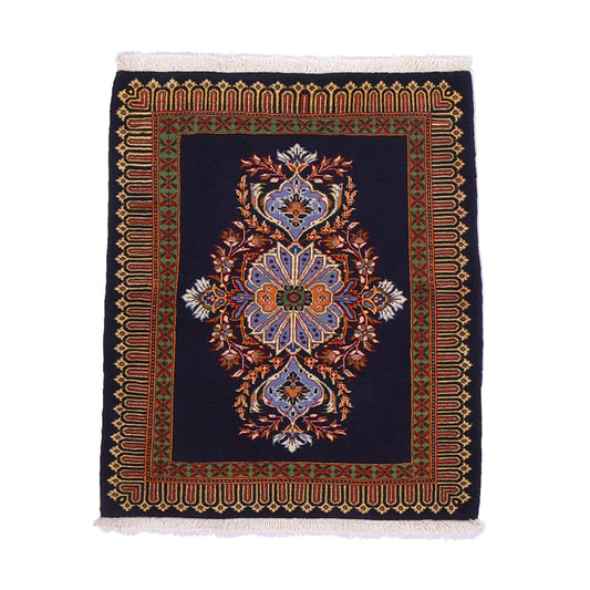 ペルシャ絨毯（イラン産）カーシャーン　91×78cm（FS-70020）