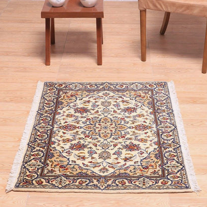 ペルシャ絨毯（イラン産）カーシャーン　96×76cm（FS-70021）