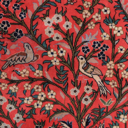 ペルシャ絨毯（イラン産）クム　116×86cm（FS-70026）