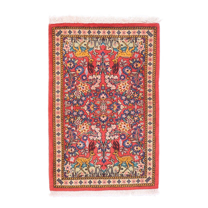 ペルシャ絨毯（イラン産）サルーク　103×69cm（FS-70028）