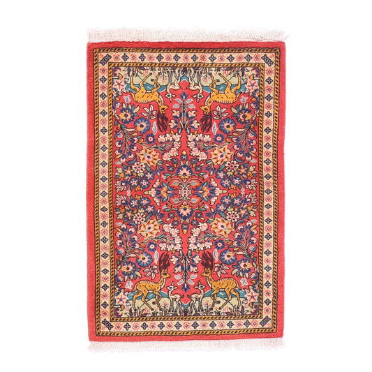 ペルシャ絨毯（イラン産）サルーク　103×69cm（FS-70028）