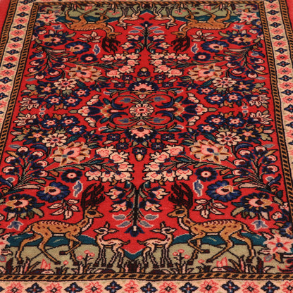 ペルシャ絨毯（イラン産）サルーク　105×67cm（FS-70029）