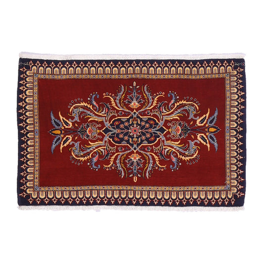 ペルシャ絨毯（イラン産）カーシャーン　101×64cm（FS-70031）