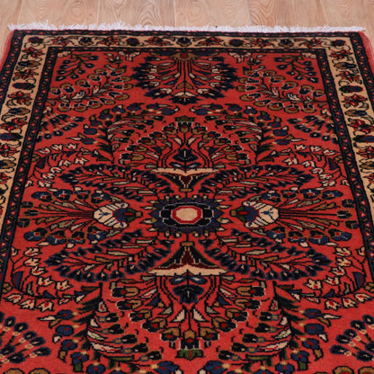 ペルシャ絨毯（イラン産）サルーク　126×68cm（FS-70035）