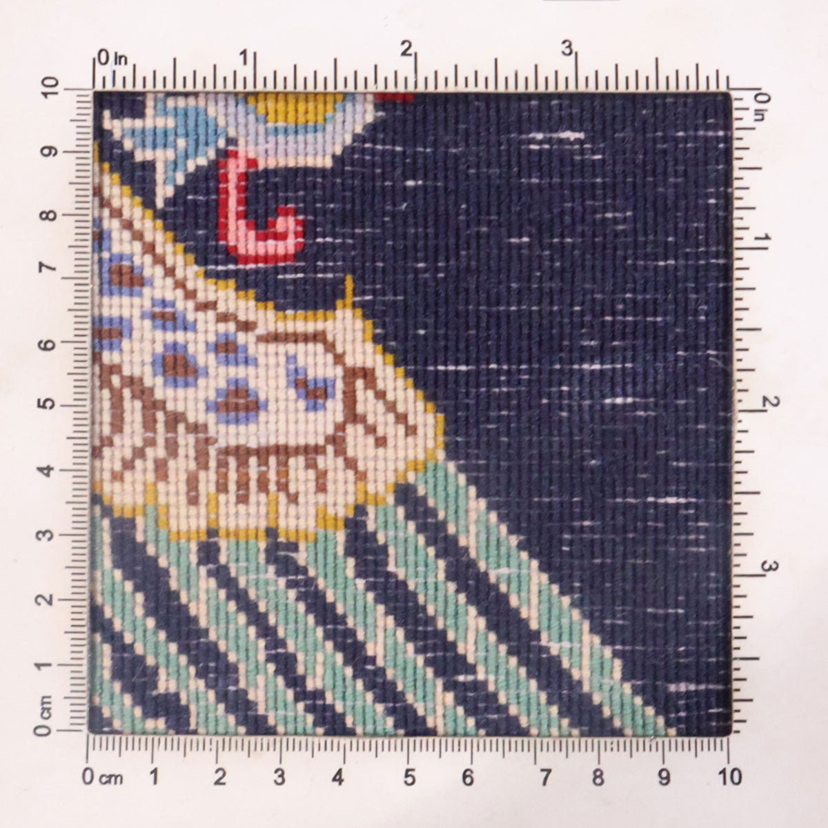 ペルシャ絨毯（イラン産）カーシャーン　94×73cm（FS-70048）