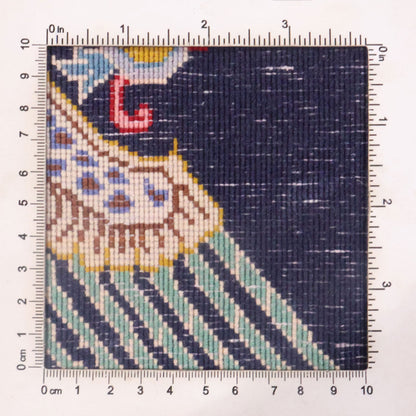ペルシャ絨毯（イラン産）カーシャーン　94×73cm（FS-70048）
