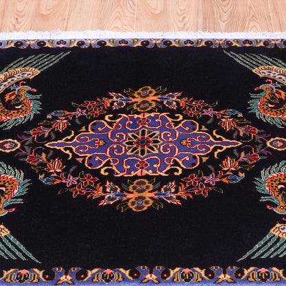 ペルシャ絨毯（イラン産）カーシャーン　94×73cm（FS-70048）