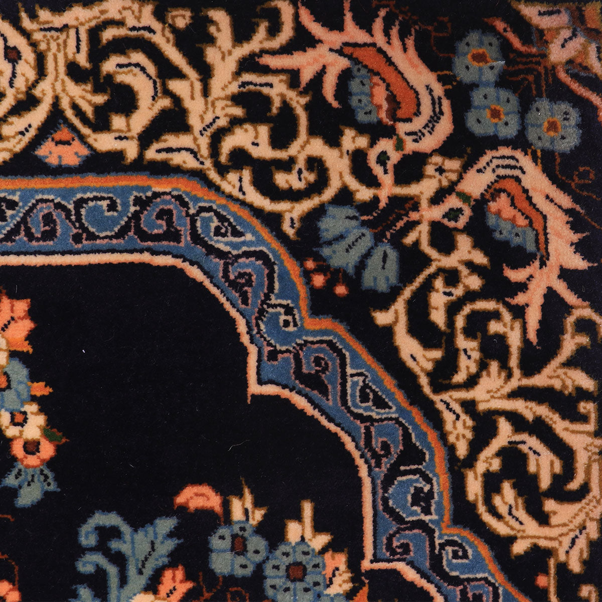 ペルシャ絨毯（イラン産）ケルマン　99×73cm（FS-70049）