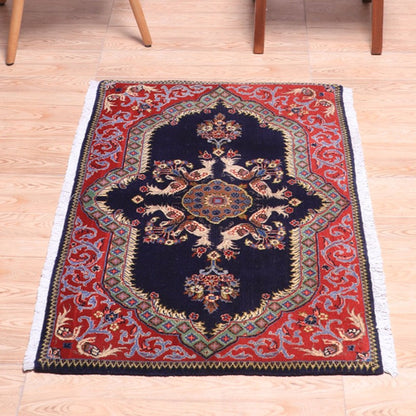 ペルシャ絨毯（イラン産）カーシャーン　101×67cm（FS-70054）