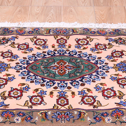 ペルシャ絨毯（イラン産）カーシャーン　100×67cm（FS-70066）