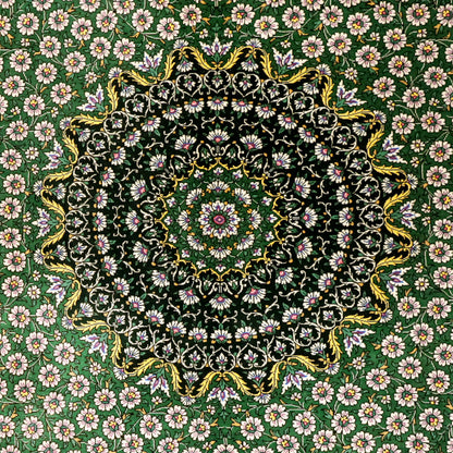 ペルシャ絨毯（手織り）ハキ　195×132cm（FX-13193）