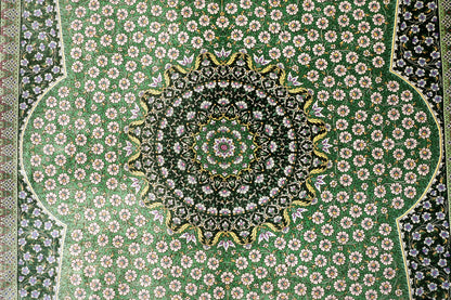 ペルシャ絨毯（手織り）ハキ　195×132cm（FX-13193）