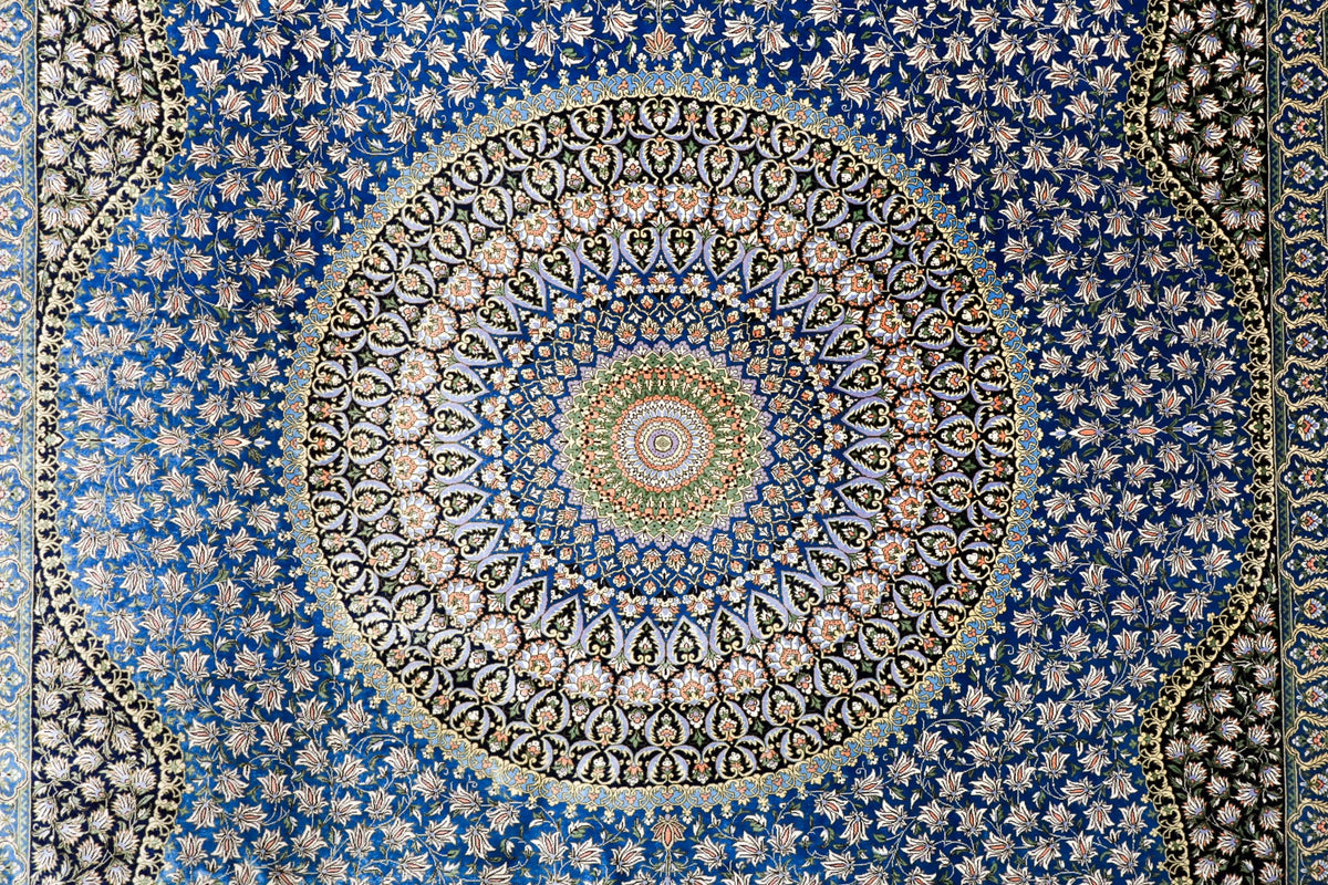 ペルシャ絨毯（手織り）ヘイラト　292×196cm（FX-13197）