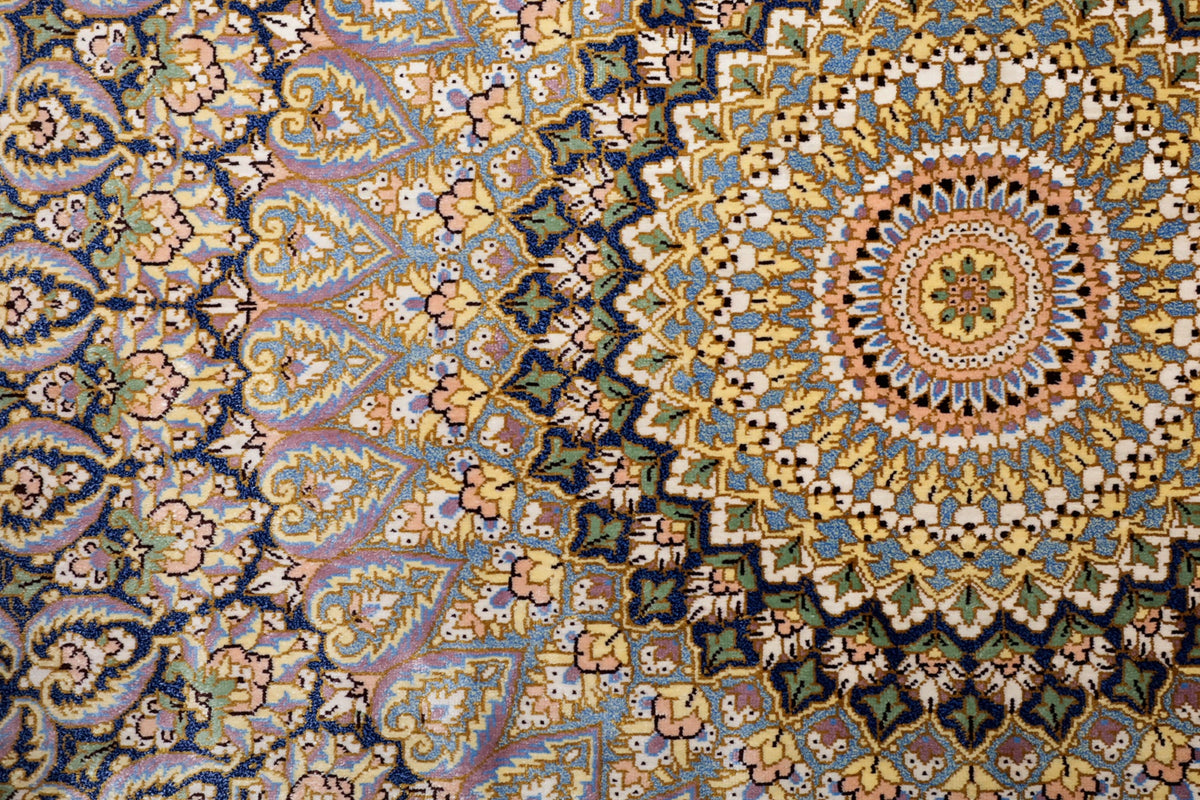 ペルシャ絨毯（手織り）ヘイラト　304×203cm（FX-13198）