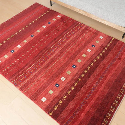 プレミアムギャッベ／ホシナマイ（カシュクリ）　241×161cm（HL-10522）