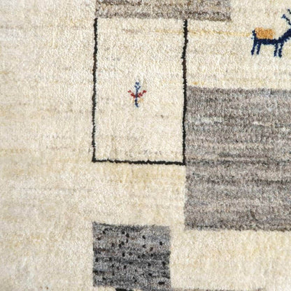 プレミアムギャッベ／ホシナマイ（カシュクリ） 201×132cm（HL-10854）