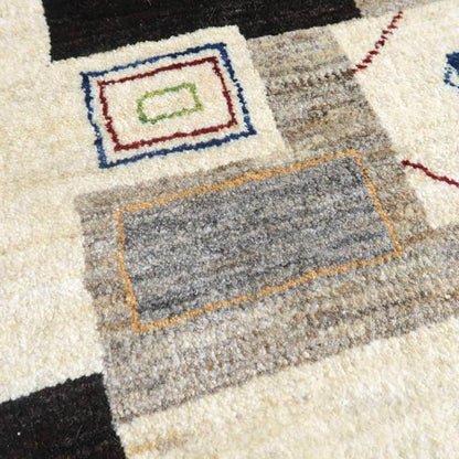 プレミアムギャッベ／ホシナマイ（カシュクリ） 201×132cm（HL-10854）