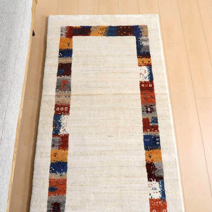 プレミアムギャッベ／ホシナマイ（カシュクリ） 200×81cm（HL-10867）