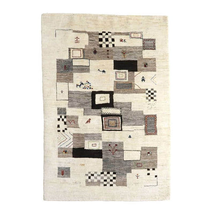プレミアムギャッベ／ホシナマイ（カシュクリ） 199×138cm（HL-10871）