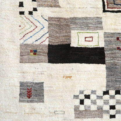 プレミアムギャッベ／ホシナマイ（カシュクリ） 199×138cm（HL-10871）