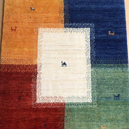 プレミアムギャッベ／ホシナマイ（カシュクリ） 181×122cm（HL-10890）