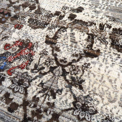 プレミアムギャッベ／ホシナマイ（ルリバフ） 196×147cm（HL-10893）
