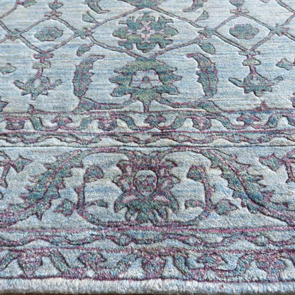 プレミアムギャッベ／ホシナマイ（ルリバフ） 242×171cm（HL-10895）