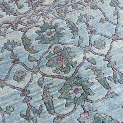 プレミアムギャッベ／ホシナマイ（ルリバフ） 242×171cm（HL-10895）