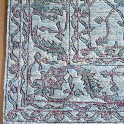 プレミアムギャッベ／ホシナマイ（ルリバフ） 242×171cm（HL-10895）