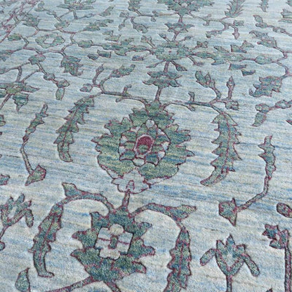 プレミアムギャッベ／ホシナマイ（ルリバフ） 242×171cm（HL-10895）