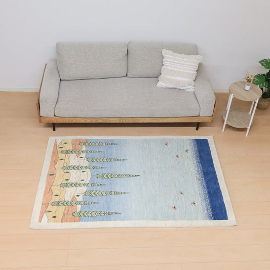 ギャッベ（ルリバフ）　182×121cm（HL-11128）