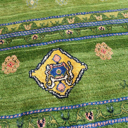 プレミアムギャッベ／ホシナマイ（ルリバフ）　248×176cm（HL-11346）