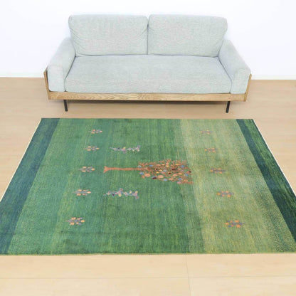 プレミアムギャッベ／ホシナマイ（カシュクリ）　204×149cm（HL-11360）