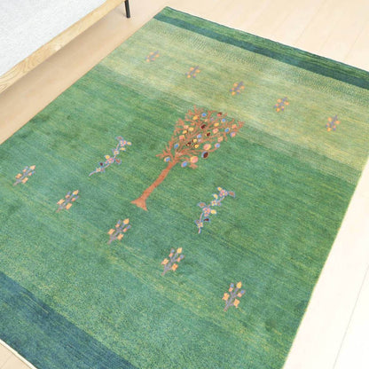 プレミアムギャッベ／ホシナマイ（カシュクリ）　204×149cm（HL-11360）