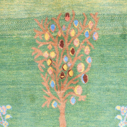 プレミアムギャッベ／ホシナマイ（カシュクリ）　204×149cm（HL-11360）