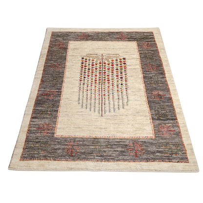 プレミアムギャッベ（ルリバフ）　201×152cm（HL-11802）