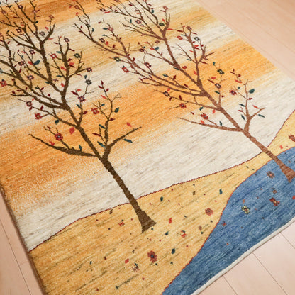 ギャッベ（ルリバフ）　223×157cm（HL-12041）