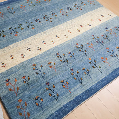 ギャッベ（ルリバフ）　199×204cm（HL-12054）